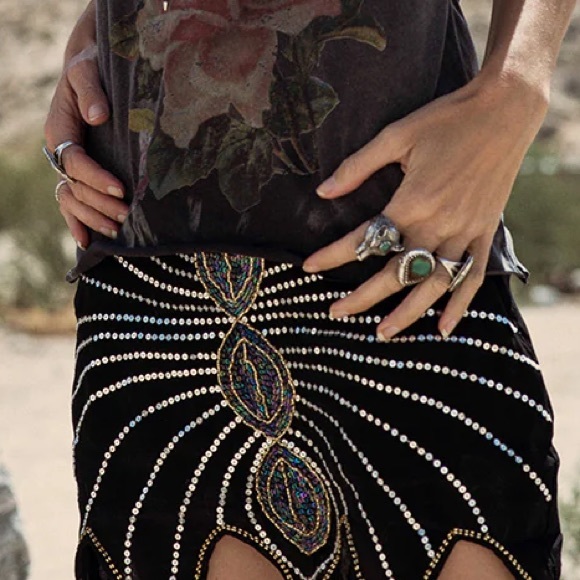 Spell “vintage” Wolf Clan ring. Silver and turquoise - Picture 9 of 11